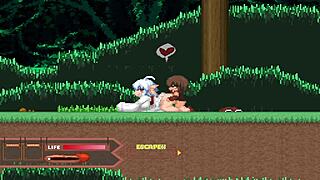 I watch Fobs Yamabiko animation in the forest game