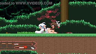 I watch Fobs Yamabiko animation in the forest game