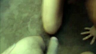 Latina amateur performs blowjob and cumshot on web chat