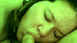 slutslave1975 enjoying sucking cock in retro scene