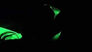 Dayanara experiences intense black light sex from pov perspective in amateur fetish scene.