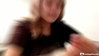 teen babe shows amazing dick sucking skills