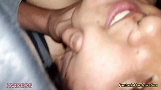 watching porn with friend got me horny over her big tits