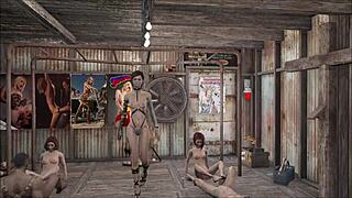 Fallout 4 Anime Hentai with Brunette Slut in Special Fashion