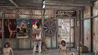 Fallout 4 Anime Hentai with Brunette Slut in Special Fashion