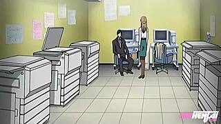 The Secretary in This Hentai Uncensored Scene