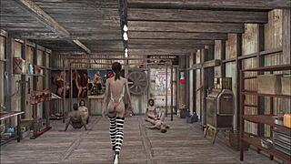 Fallout 4 Anime Hentai with Brunette Slut in Special Fashion