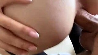 She claims ass virginity but rides like a pro slut