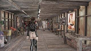 Fallout 4 Anime Hentai with Brunette Slut in Special Fashion