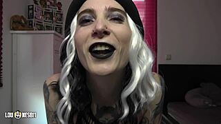 lou nesbit and lia louise dominate him as a male slut