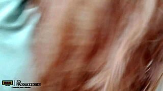 stepbrother's cock and hot cum in latina blowjob