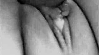 I lick her beautiful ass before she bends over for doggystyle. Huge cock cums on her belly.