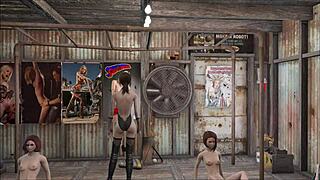 Fallout 4 Anime Hentai with Brunette Slut in Special Fashion