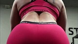 fit blonde milf wife gets bent over and fucked in outdoor car after gym