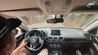 sara blonde gives public blowjob