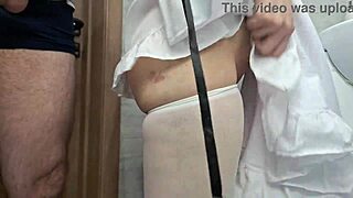 doll looking sexy in delicate dress and stockings 😍