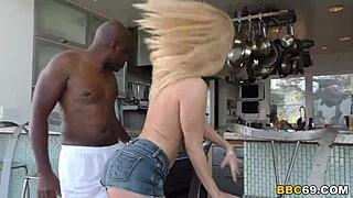 Petite blonde Aaliyah Love fucks a black cock. Can she handle it?