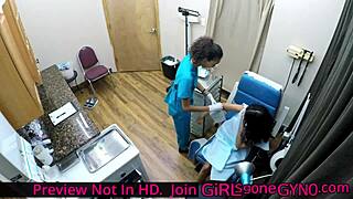 Wow! Aria Nicole's Gyno Exam Turns Wild with Doctor Tampa!