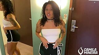 EXPERIMENTEI MINHA CALCINHA MINÚSCULA QUE NÃO TAMPAVA MEU CUZINHO - ESFREGANDO CALCINHA NA BUCETA - CALCINHA MELADA