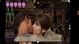 Agnes the perverted maid flaunts her big tits and ass