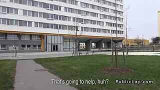 hey, watch this euro amateur suck in public