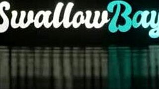 Raven lane's sloppy blowjob leads to swallowing cum in vr.