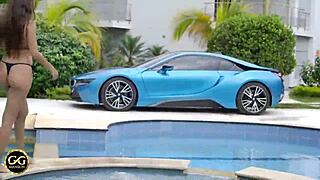 Latina Couple Licks Big Ass in Lesbian Fun