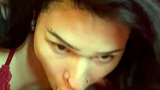 Latina Gags On Monster Cock Deepthroat