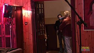 Slutty Brunette Babe In Nylon Gets Bent Over And Banged In Anal Threesome With Old Men, Filmed With Ass To Mouth