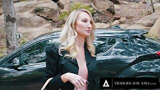 Kendra James Disciplines Teen Thief Lesbian