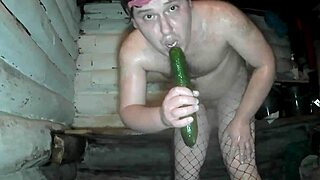 russian gay feels intense anal fuck and creampie