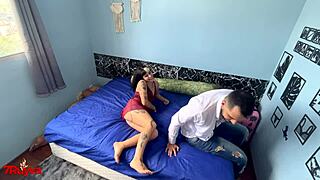 Teen Whore Bent Over For Old Pimp's Fucking