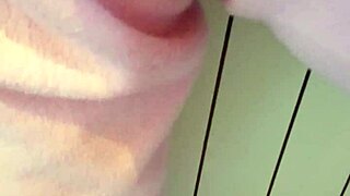 Exploring alternative masturbation techniques with a beautiful brunette