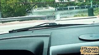 i spied on that tight pussy blonde teen hitchhiker and fucked her pov style