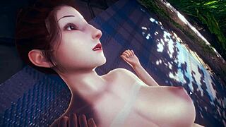 3d animation hs2 big tits pregnant sex scene