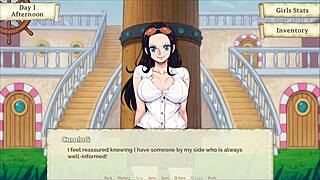 Nami pirați pofticioasă își arată corpul gol!