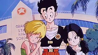 Bulma And Gohan In Dragon Ball Z