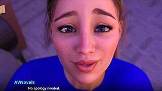 Natalie flaunts her amazing big boobs intensely in WVM 209