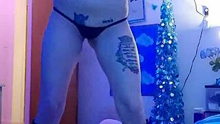 i perform a sexy striptease on webcam, undressing slowly