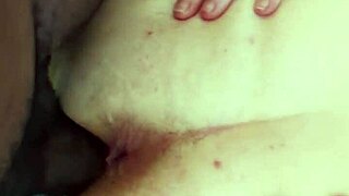 Does Alegrab stretch her ass for the doc?