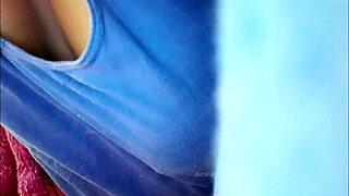 latina lady with big ass shows off her boobs in a casual way