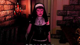 Azraesha plays Halloween in the Rift with big tits