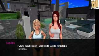 what's my new family doing? big tits and ass action!