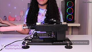 Unboxing My New Sex Machine - Agatha Dolly Tests Speeds In Doggy Style!