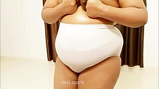 Uttarakhand maid strips naked showing big tits