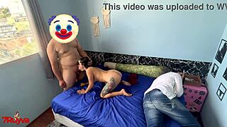 Teen Whore Bent Over For Old Pimp's Fucking