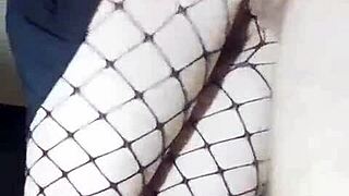 Russian Girlfriend Fucked Standing in Tight Pussy