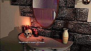 Azraesha plays Halloween in the Rift with big tits