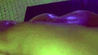 Japanese woman bathes with big tits and ass