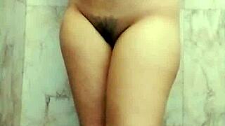 Watch me masturbate in the bathroom, you naughty stepbrother.